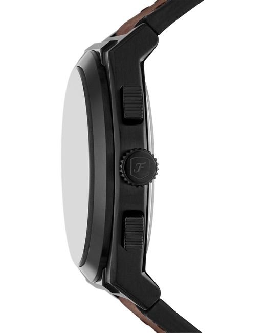 Fossil Analoguhr Everett in Black für Herren