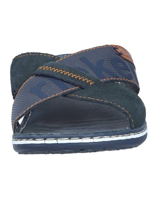 Rieker Pantolette Basic in Blue für Herren