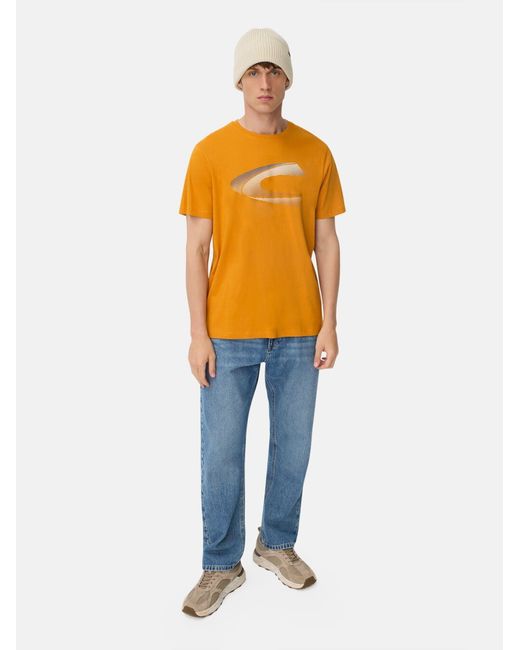 Camel Active T-Shirt in Orange für Herren