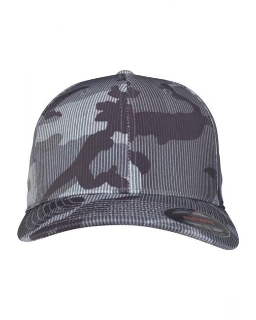 Flexfit Gray Cap Camo Stripe