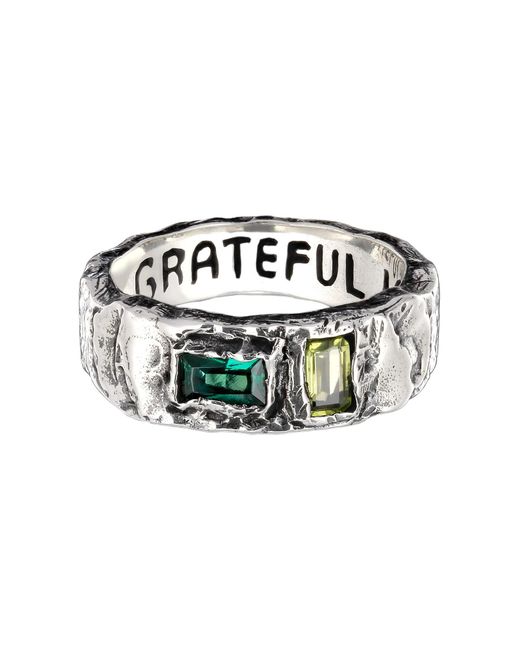 Haze & Glory Ring Grateful in Gray für Herren