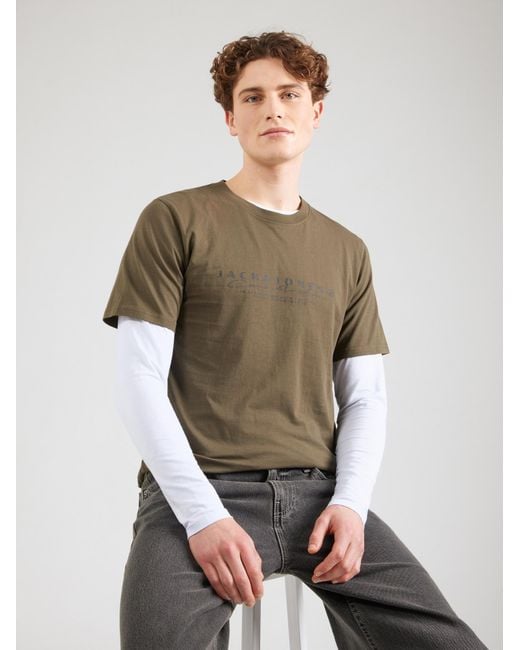 Jack & Jones T-Shirt Jcopoint in Blue für Herren