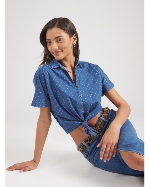 ONLY Blue Bluse 'Onlnova Azure'