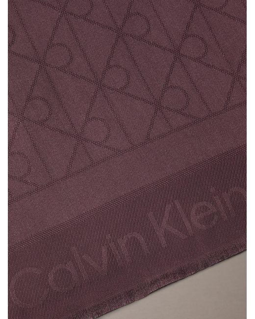 Calvin Klein Schal in Purple für Herren