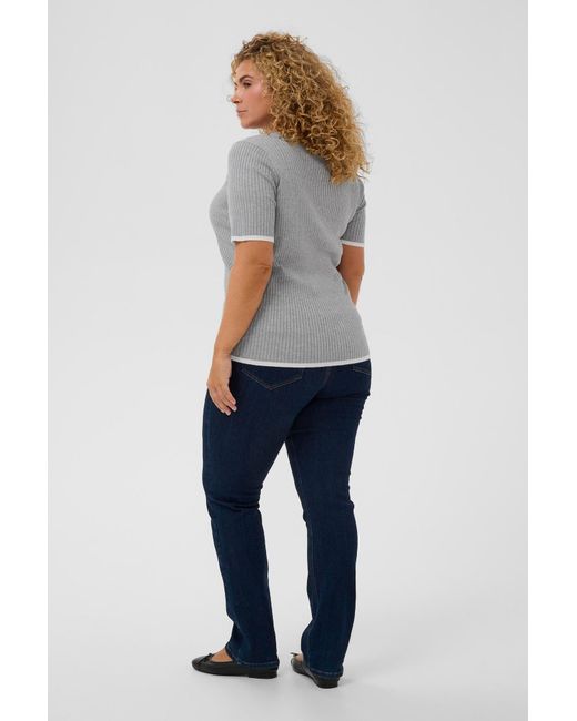 Kaffe Gray Pullover Lizzy
