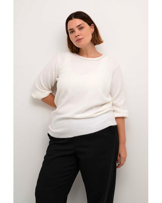 Kaffe White Pullover Kc Merida
