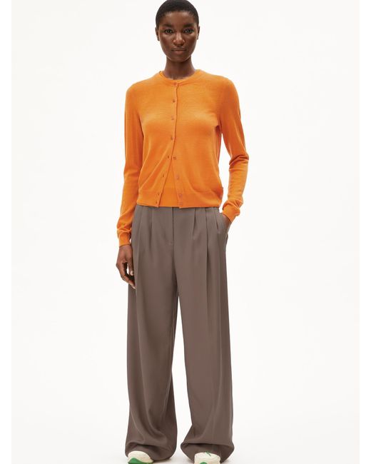 ARMEDANGELS Orange Strickjacke Ophaliaa Merino