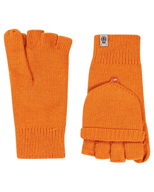 Roeckl Orange Strickhandschuhe Essentials