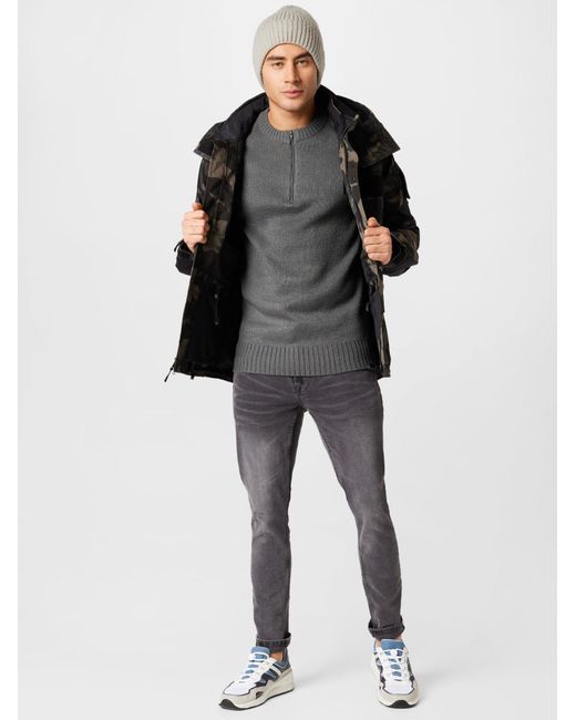 BRANDIT Pullover Armee in Gray für Herren