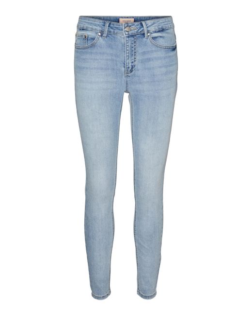 Vero Moda Blue Skinny-fit-Jeans Flash (1-tlg) Plain/ohne Details