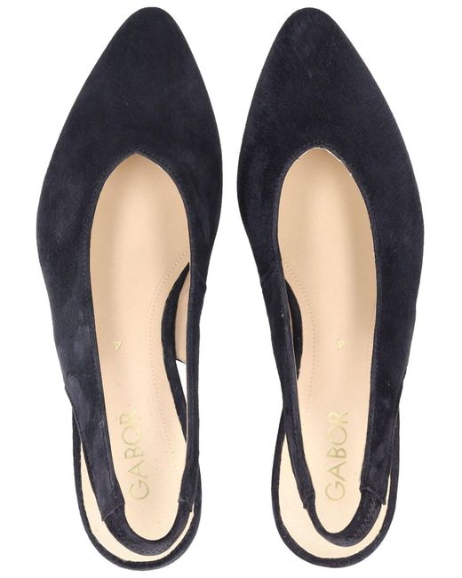 Gabor Blue Pumps Leder Slingpumps