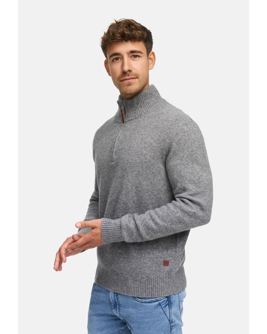INDICODE Pullover Intrax in Gray für Herren