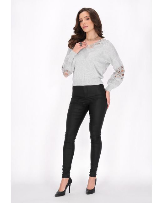 faina White Pullover