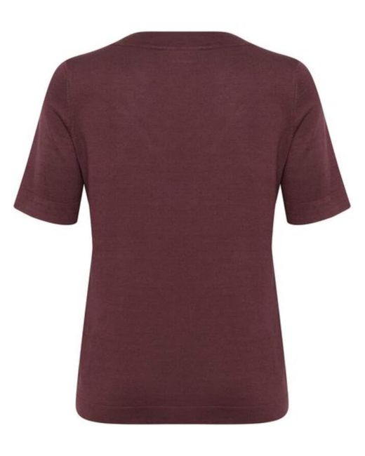 Kaffe Purple Pullover Lizzy