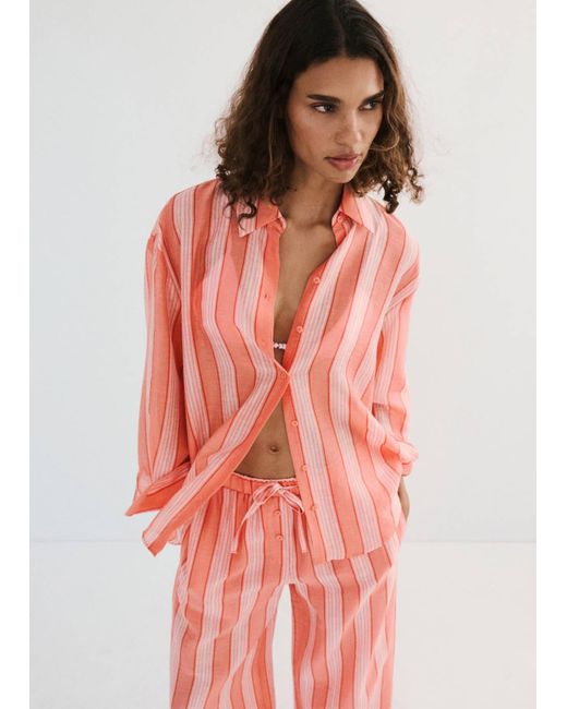 Mango Pink Bluse Clay