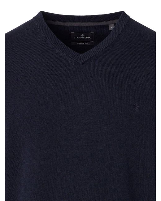 CASA MODA Pullover Basic in Blue für Herren