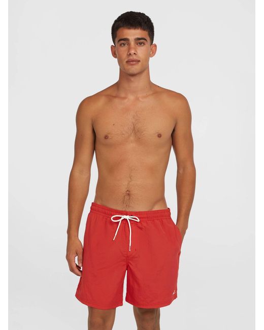 O'neill Sportswear Oneill Badeshorts Vert 16 in Red für Herren