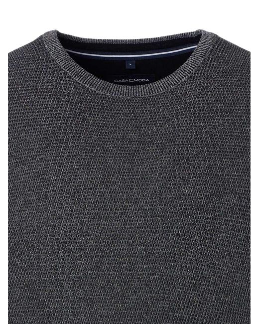 CASA MODA Pullover Basic in Blue für Herren