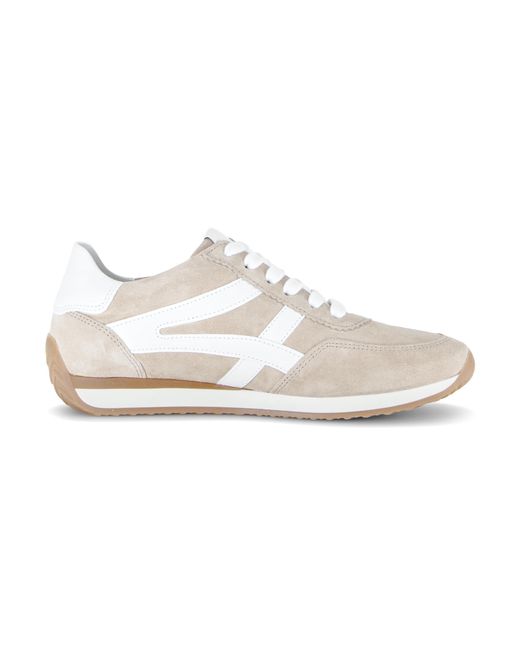 Gabor Black Davos Keilsneaker, Freizeitschuh, Komfortschuh, Schnürschuh mit Kontrastbesatz, H-Weite