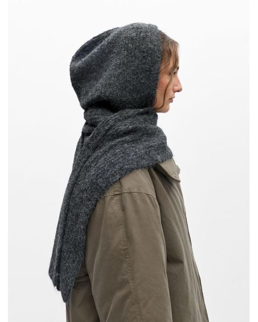Object Black Balaclava Mit Schal