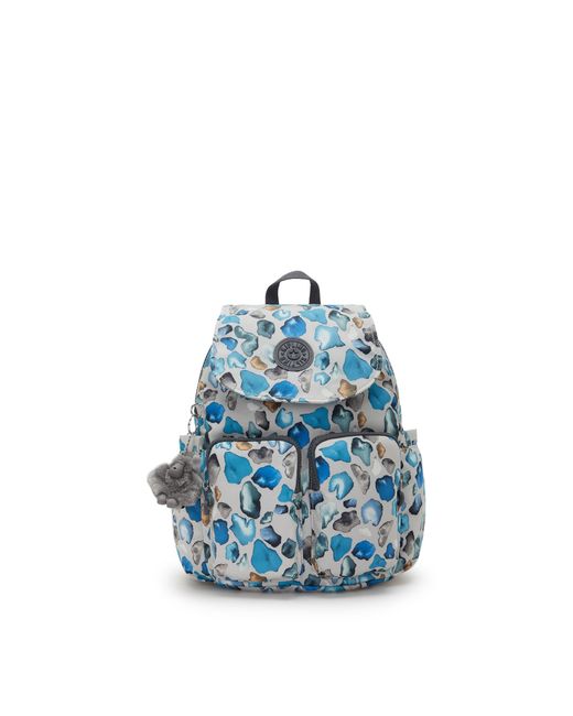 Kipling Blue Rucksack City Pocket S