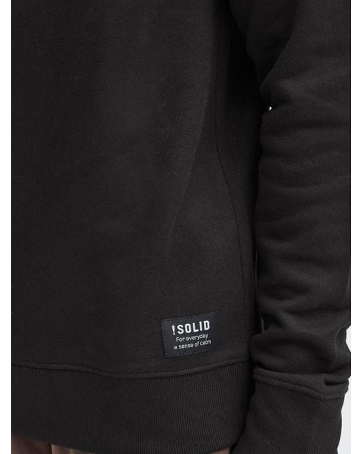 Solid Sweatshirt Sddixon in Black für Herren