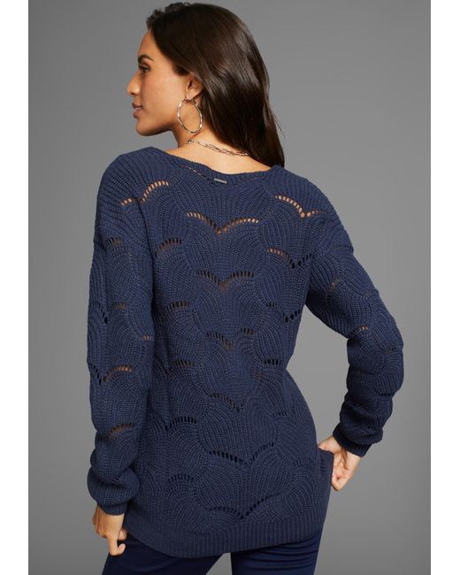 Laura Scott Blue Pullover