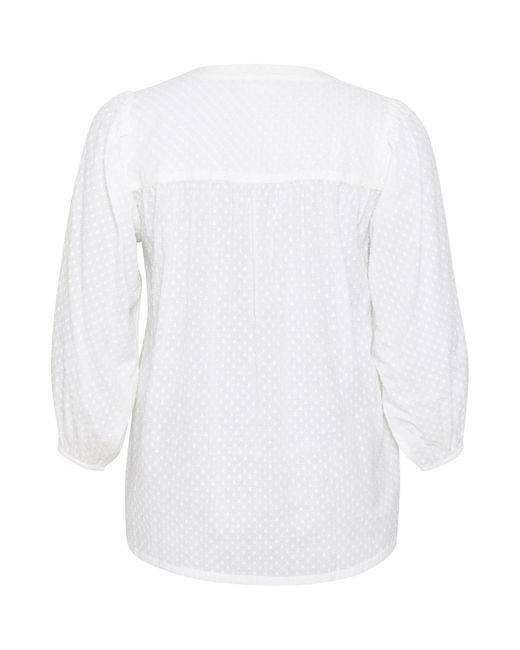 Kaffe White Bluse 'Kc Rory'