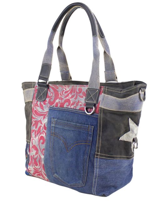 Sunsa Blue Shopper