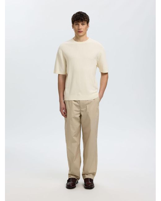 SELECTED Pullover in Natural für Herren