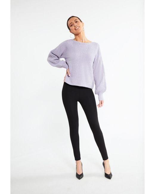 faina Purple Pullover