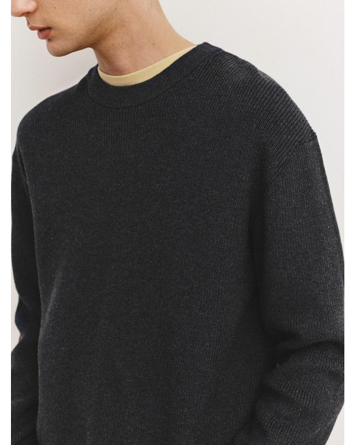 Pull&Bear Pullover in Black für Herren