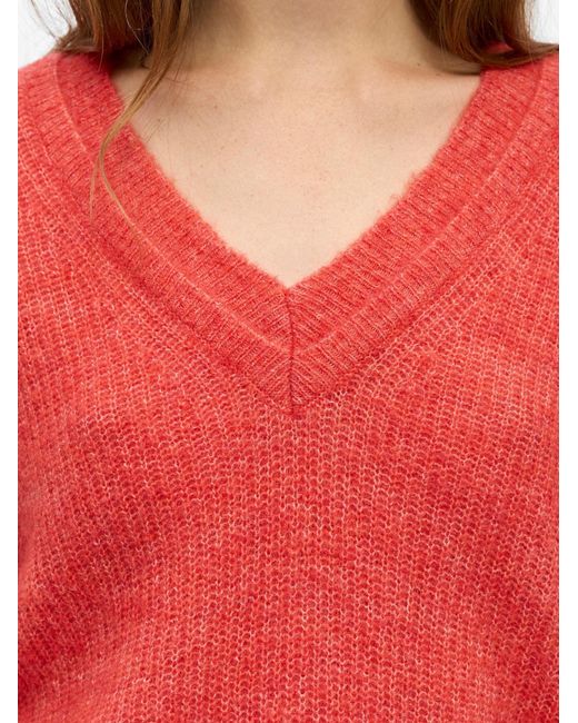 Object Red Pullover Objagate