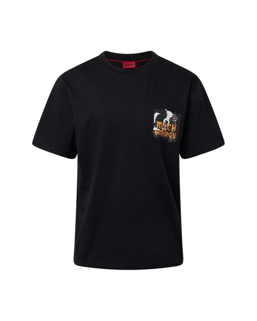 HUGO T-shirt 'doevaco' in Black für Herren