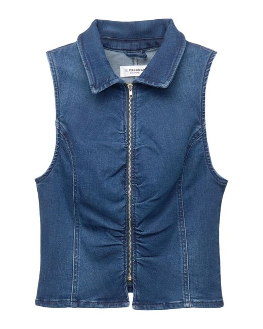 Pull&Bear Blue Bluse
