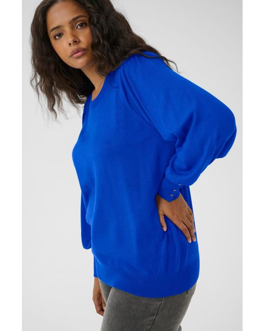 Kaffe Blue Pullover Lizzy