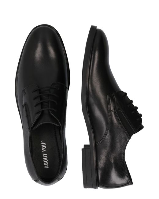 /about You Halbschuh Adam in Black für Herren