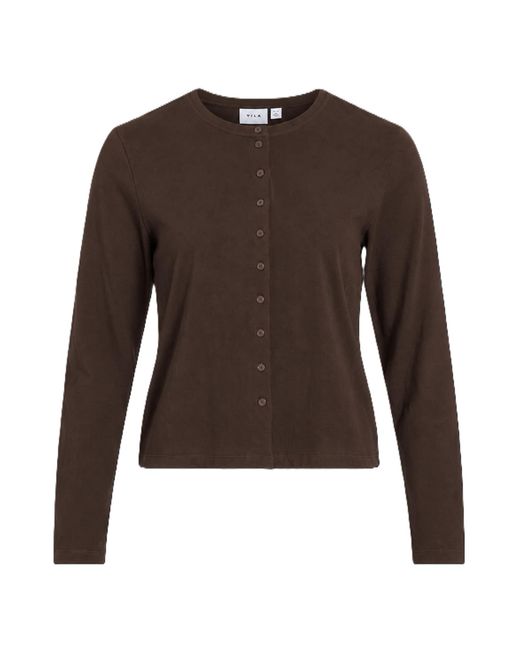 Vila Brown Strickjacke