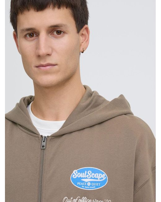 Solid Kapuzensweatjacke Sdtruxton in Multicolor für Herren