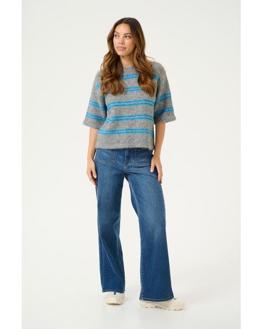 Kaffe Blue Pullover 'Ka Trina'
