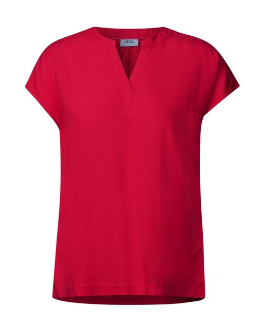 Cecil Red Bluse