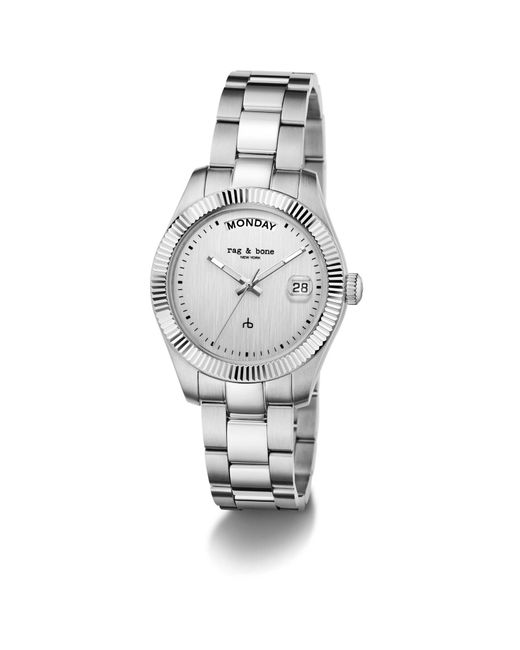 Rag & Bone White Analoguhr Lex