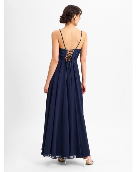 Swing Blue Abendkleid