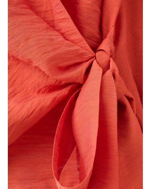 Mango Red Bluse Caperu
