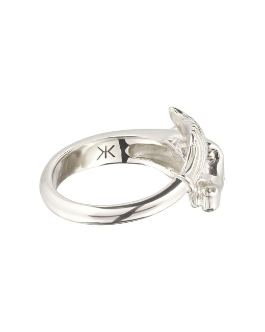 Kuzzoi Ring in White für Herren
