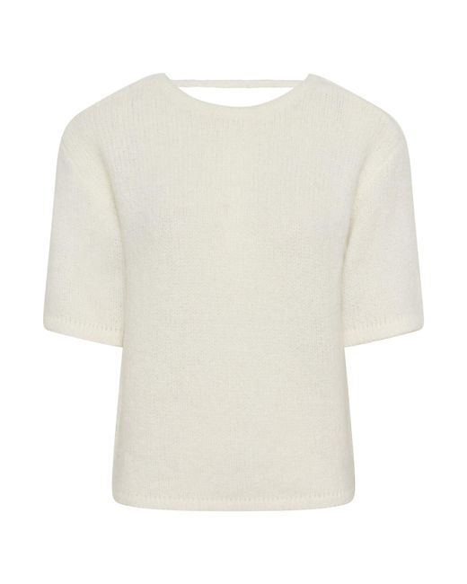 Kaffe White Pullover Kaemilie