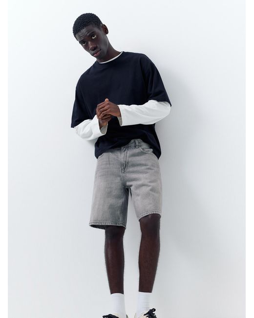 Pull&Bear Shorts in Gray für Herren