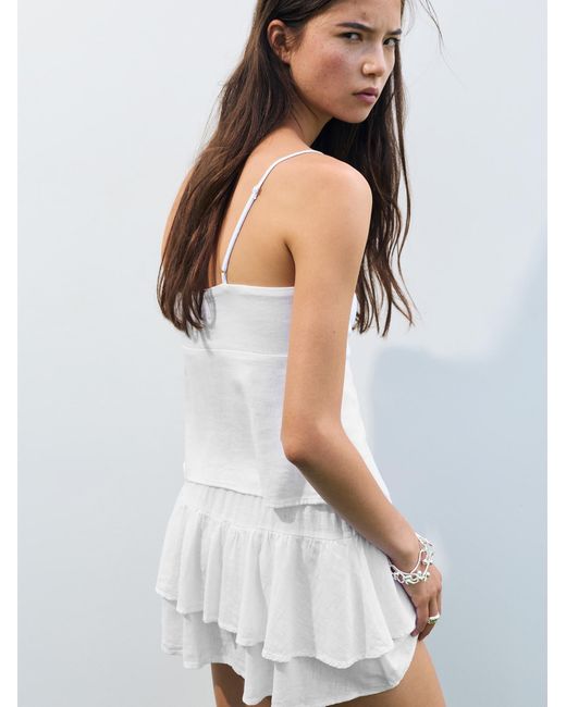 Pull&Bear White Top Pacific
