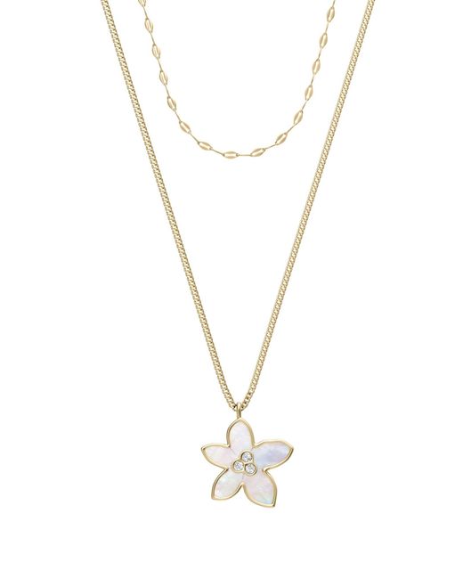 Fossil White Kette