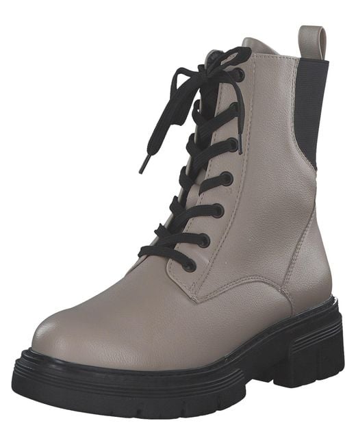 Marco Tozzi Black Schnürstiefelette